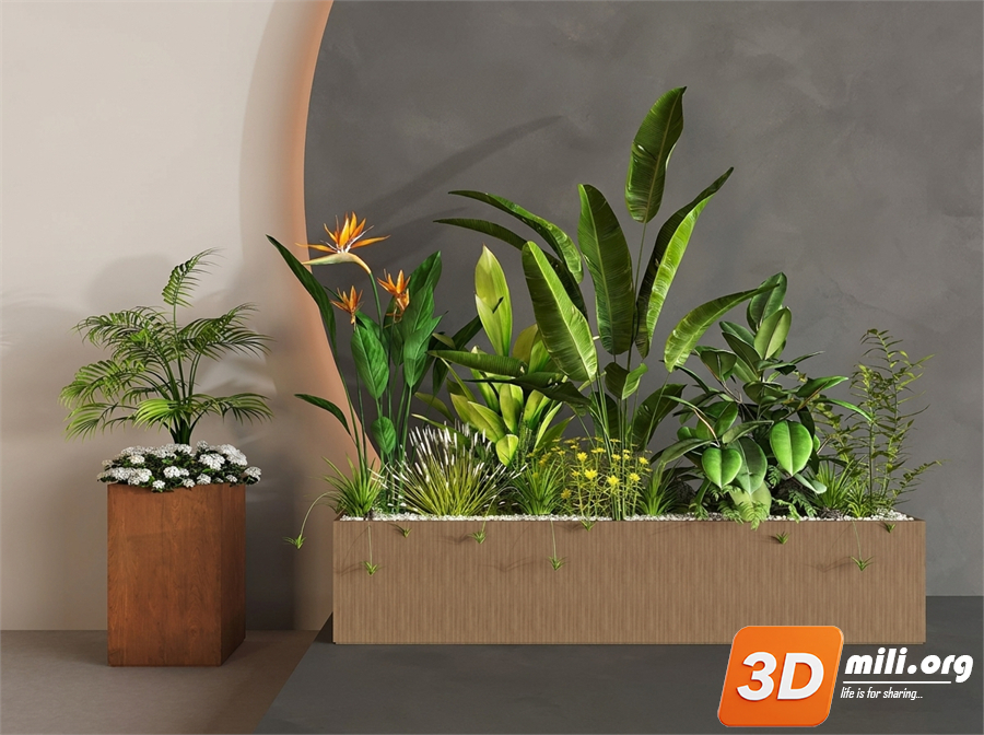 Mini Garden Skp Files 